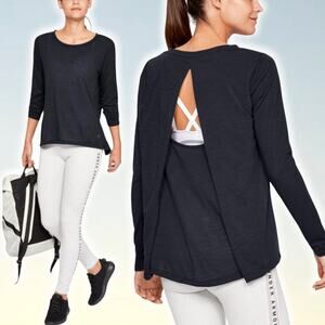 NWT UNDER ARMOUR Womens Whisperlight Long Sleeve Shirt Sz Small Gray